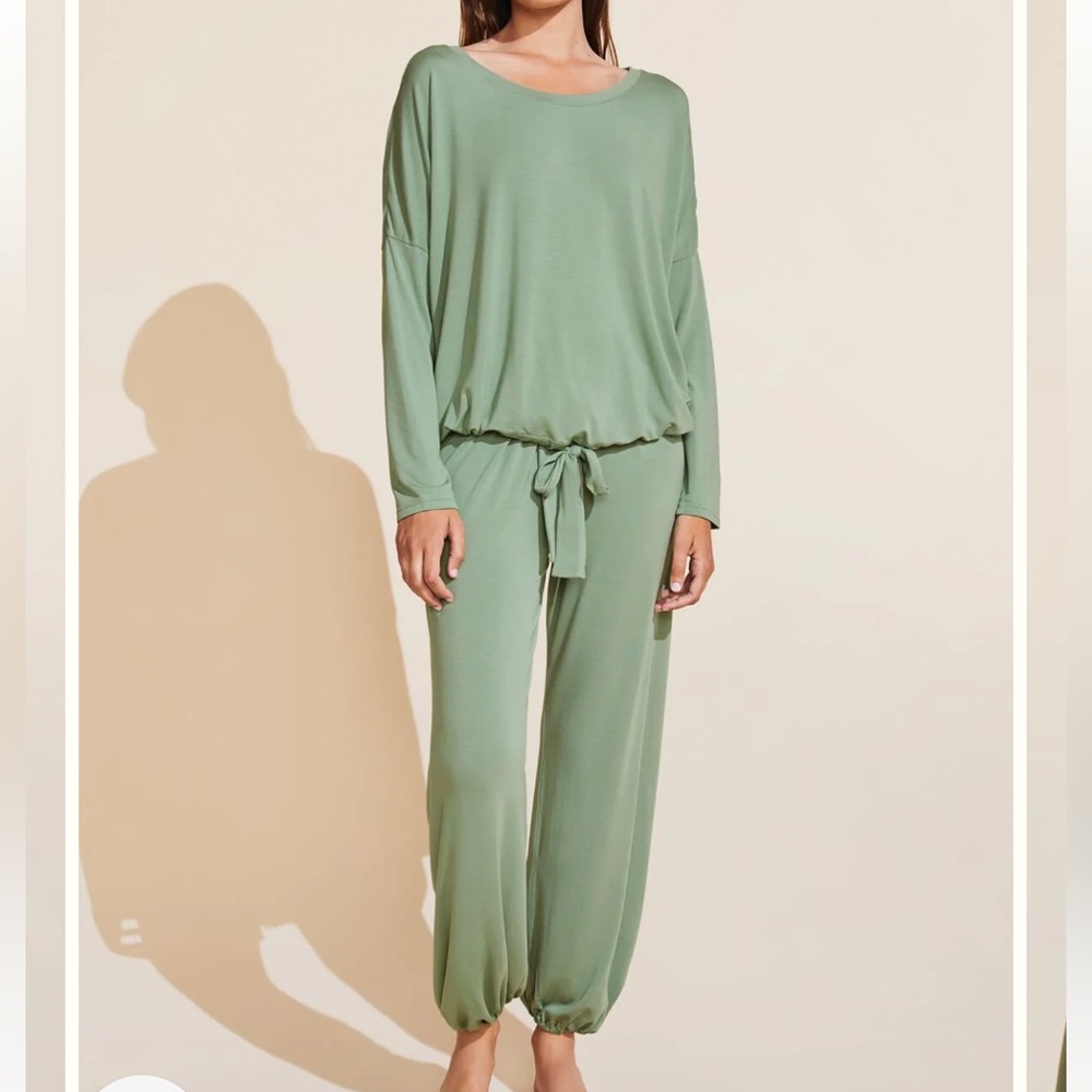 Eberjey Gisele Slouchy PJ Set - Grey clouds - S